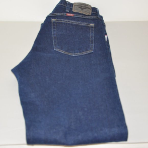 Wrangler Regular Flex Comfort Men's Blue Jeans Size 36 x 34 - Picture 10 of 11